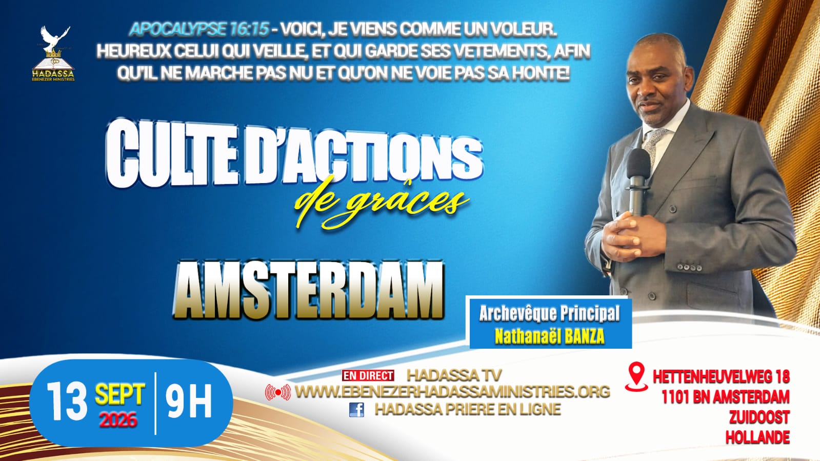Hadassa Ministries meeting — April 2026